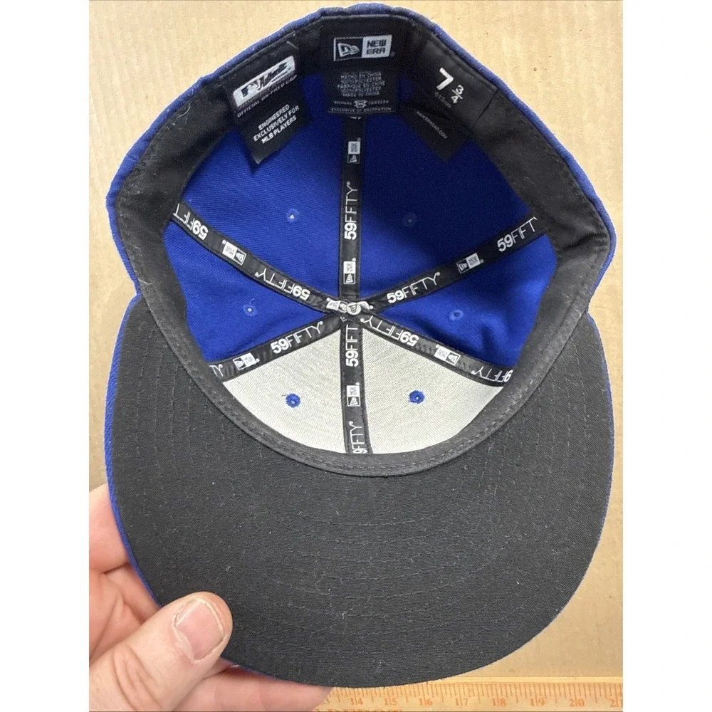 New York Mets On-field Cap 59Fifty New Era Fitted Hat Blue Size 7-3/4